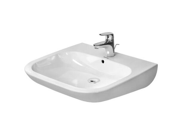 Duravit D-Code Vital Vegghengt Servant 60x55.5cm - Hvit