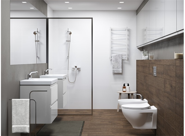 Underskap med servant Cersanit Moduo Slim - 50cm - Hvit