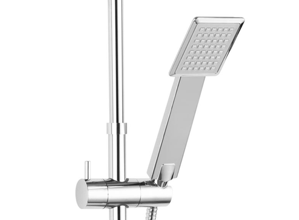 Dusjsystem  Trevi 30x30 cm - Med termostat - Krom