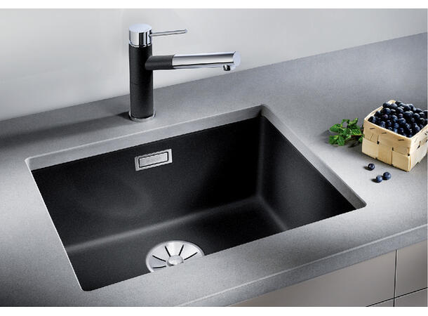 Kjøkkenvask Blanco Subline 500-U Silgranit PuraDur - 53x46cm - Gråstein