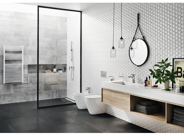 Servantbatteri Ferro Algeo Square 1-greps  - Korm