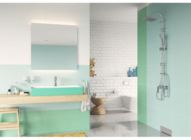 Servantbatteri Ferro Algeo Square 1-greps  - Korm