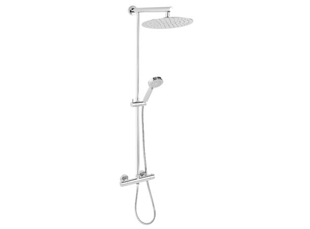 Dusjsystem  Trevi Med termostat - Krom