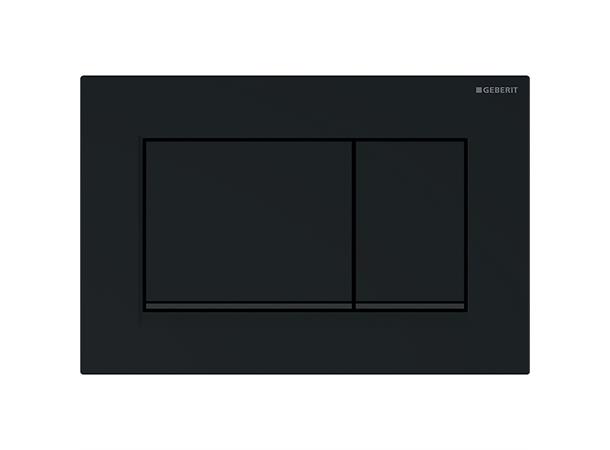 Betjeningsplate Geberit Sigma30 Svart matt / easy-to-clean-belegg