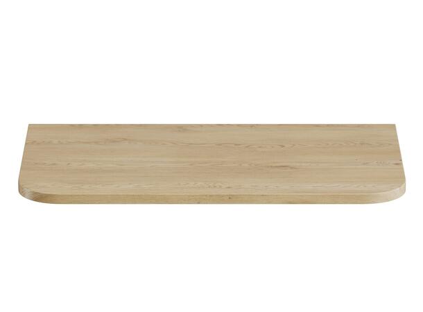 Benkeplate OVALIA CREMONA 80 cm 80x2,2x46 - Eik Cremona