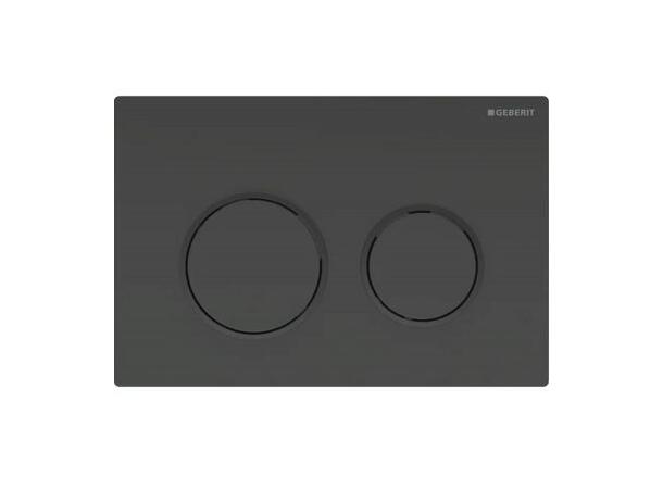 Betjeningsplate Geberit Omega20 Svart matt