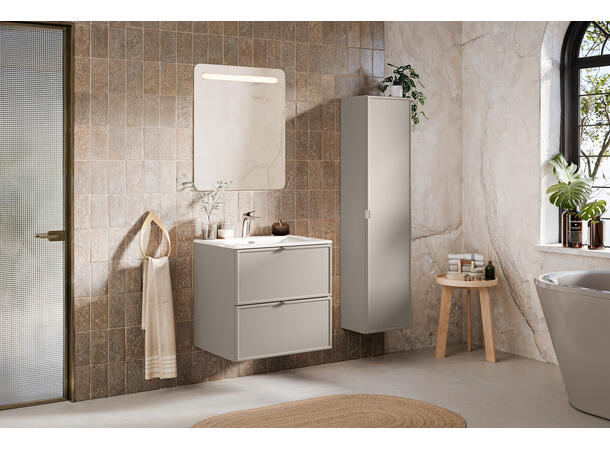Høyskap  BELLA CASHMERE H = 140 cm  m/1 dør