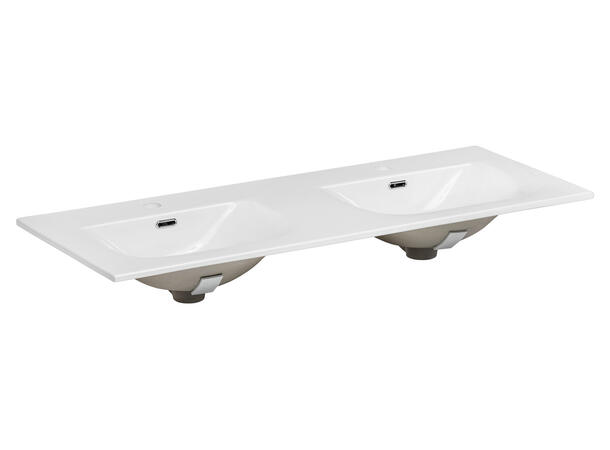 Møbelservant 120 D  SKY Hvit 121x17x46  cm - Dobbelt