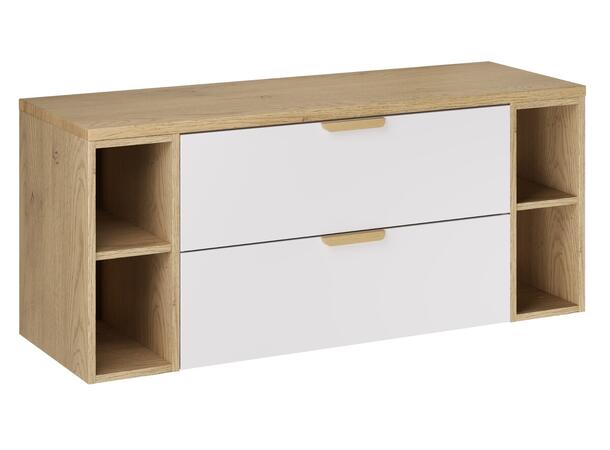 Møbelpakke Aster White  120 120x46x50  - Eik/Hvit  matt