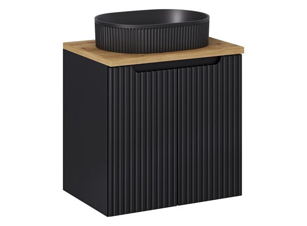 Møbelpakke NOVA BLACK 60 cm 60x39x57- m/2 dør