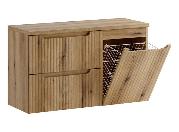 Møbelpakke Nova Eik Coast Evoke 100 cm 100x39x57  - m/ Skittentøyskurv