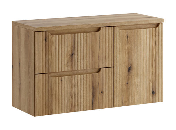 Møbelpakke Nova Eik Coast Evoke 100 cm 100x39x57  - m/ Skittentøyskurv