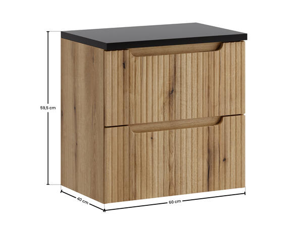 Møbelpakke Nova Eik Coast Evoke 60 cm 60x39x57