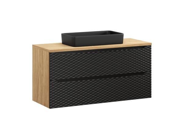 Møbelpakke OCEAN BLACK 120 cm 120x46x57 2 Skuffer