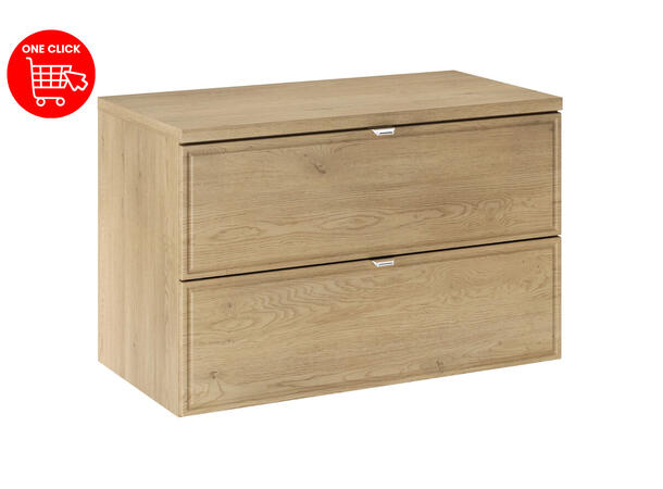 Møbelpakke TERRA CREMONA 80 80x46x45 -  2 Skuffer - Eik Cremona