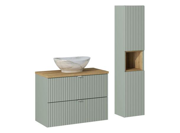 Møbelpakke  LINE REED GREEN 80x39x57- 2 Skuffer