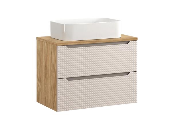 Møbelpakke  LUXOR BEIGE 80 80x46x57 - 2 Skuffer