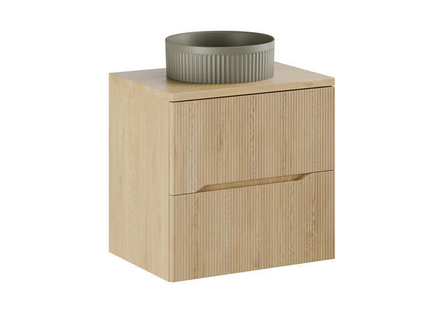 Møbelpakke  NORDIC CREMONA 60 60x46x57 - 2 Skuffer - Lys eik