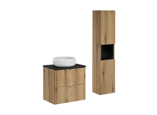 Møbelpakke  NOVA OAK 60 cm 60x39x57- 2 Skuffer