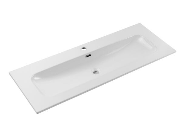 Møbelservant FLY 120 DP 121x15x46 cm - Hvit