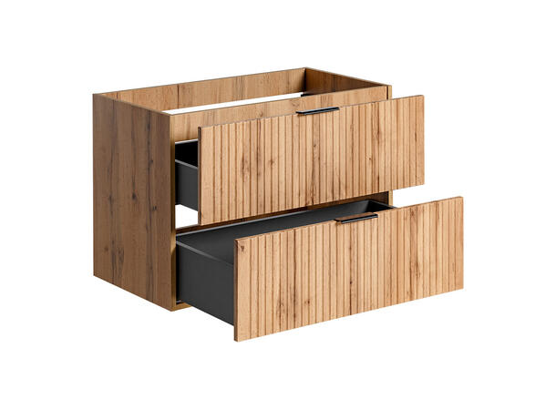 Servantskap ADEL OAK  80 80x46x57 -  2 Skuffer