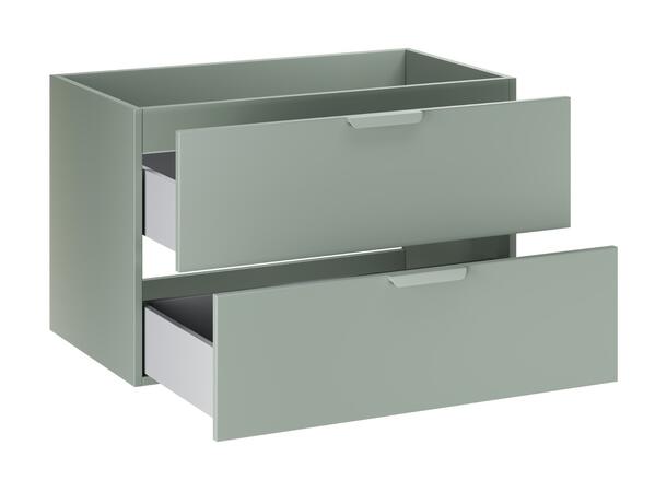 Servantskap ASTER GREEN 80 80x46x50 -  2 Skuffer
