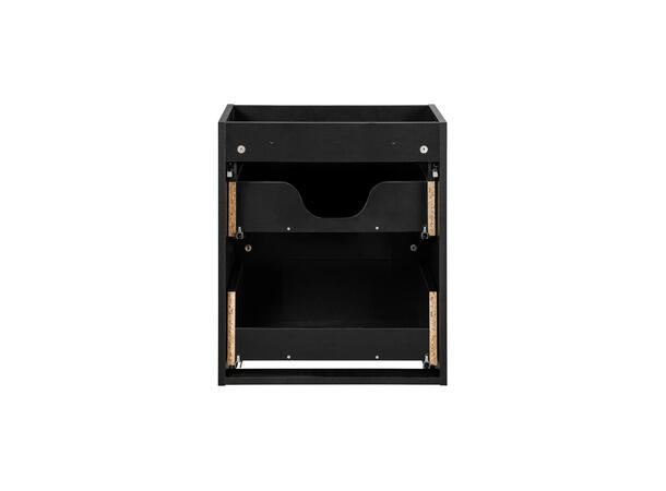 Servantskap NOVA BLACK 50 cm 50x39x57 - 2 Skuffer