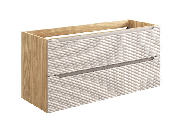 Servantskap OCEAN BEIGE 120 cm 120x46x57 - 2 Skuffer