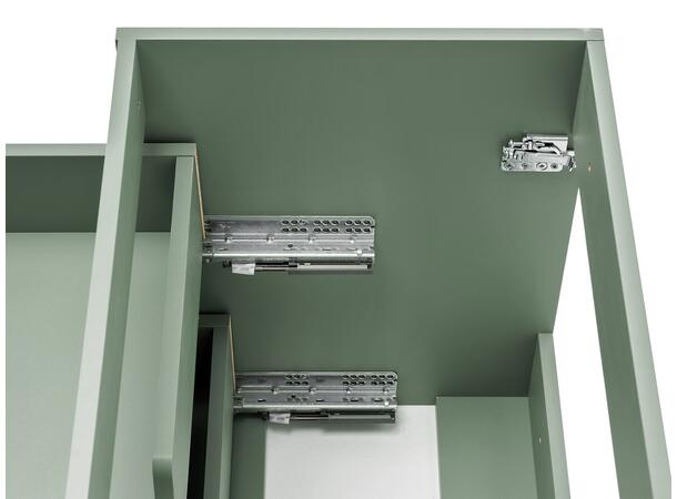 Servantskap SKOGSGRØNN  100 100x46x57 -  2 Skuffer - Sivgrønn