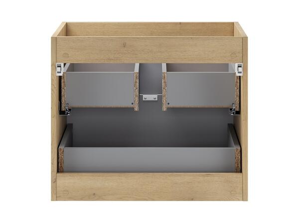 Servantskap TERRA CREMONA  60 cm 60x46x50 - 2 Skuffer Valnøtt