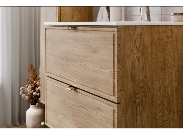 Servantskap TERRA CREMONA  60 cm 60x46x50 - 2 Skuffer Valnøtt