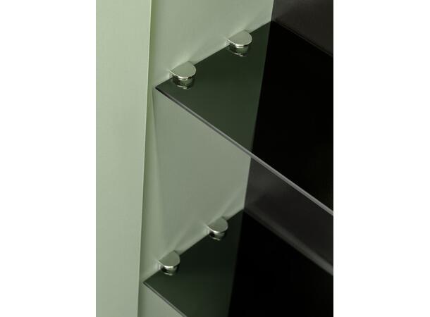 Speilskap SKOGSGRØNN 80 cm 80x78x19  - m/LED-belysning