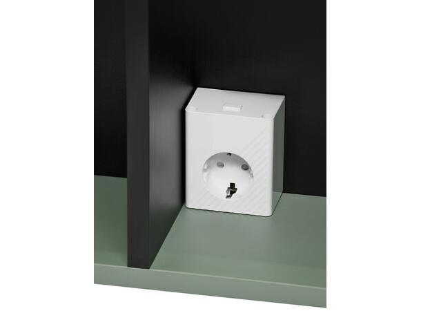 Speilskap SKOGSGRØNN 80 cm 80x78x19  - m/LED-belysning