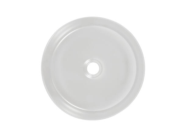 Toppmontert Servant SIMPLE 8 36x12x36 cm - Hvit matt/Svart matt