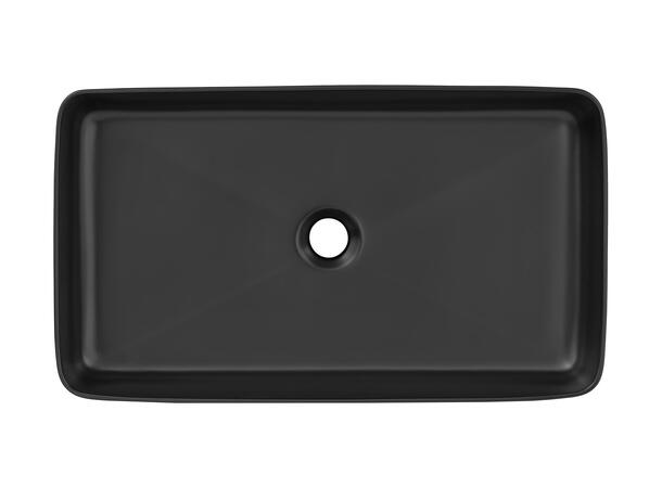 Toppmontert Servant SLIM 60 BLACK 61x11x34 cm - Svart  matt