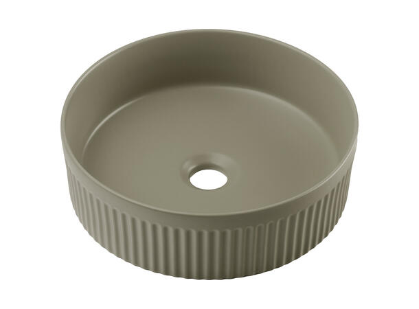 Toppmontert Servant  OLIVER GREEN 36x12x36 cm - Grønn matt