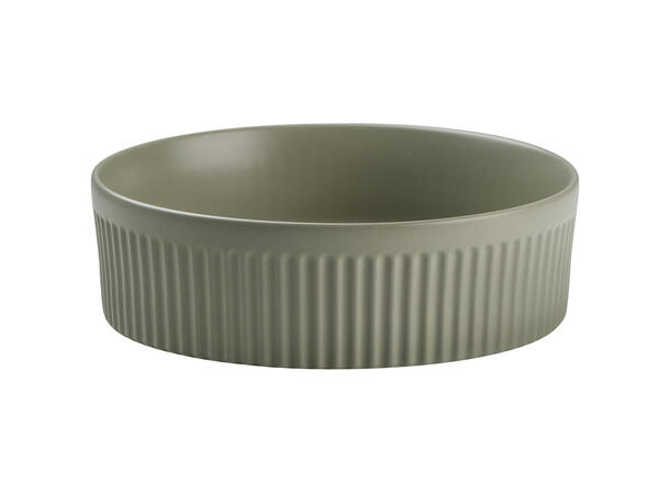 Toppmontert Servant  OLIVER GREEN 36x12x36 cm - Grønn matt