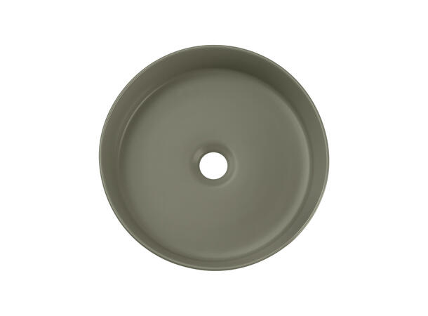 Toppmontert Servant  OLIVER GREEN 36x12x36 cm - Grønn matt