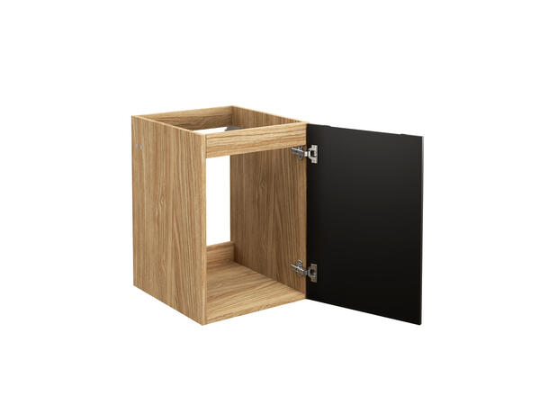 Underskap  LUXOR BLACK 40x46x57 m/1 dør
