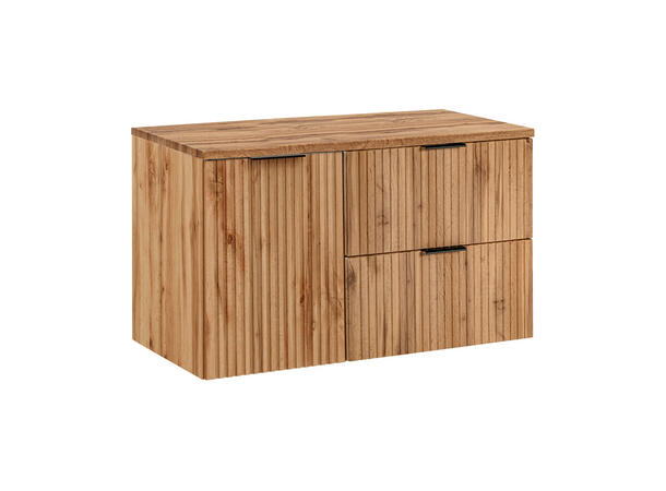 Underskap m/benkeplate ADEL OAK 100 100x46x57 - 2 Skuffer/1 dør