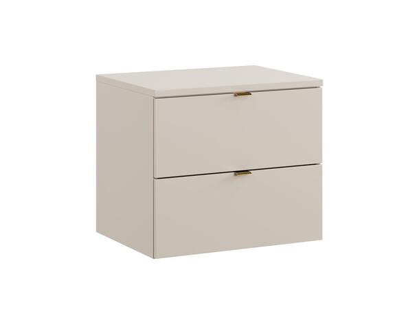 Underskap m/benkeplate DALIA CASHMERE 60 60x46x50 - 2 Skuffer