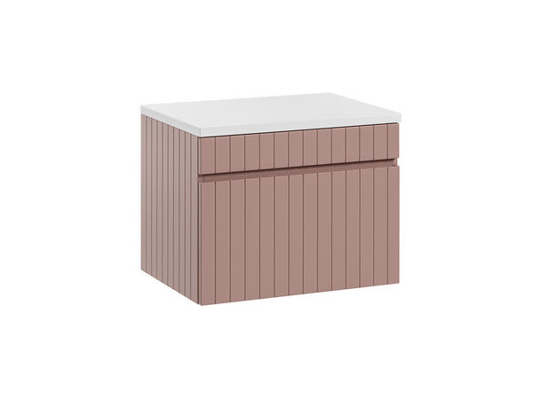 Underskap m/benkeplate ICONIC ROSE 60 cm 60x46x45- 1 Skuff