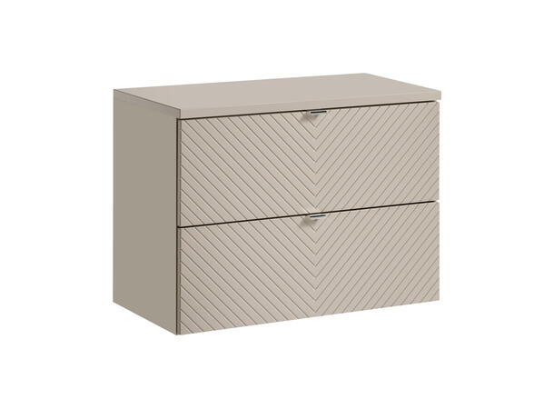 Underskap m/benkeplate VIVA CASHMERE 80x39x57- 2 Skuffer