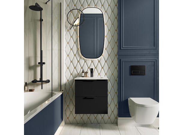 Underskap m/servant  50 cm 51x36x55 - svart  matt