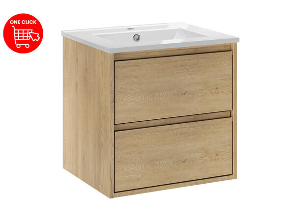 Underskap med servant VIOLA CROMON 50 cm 50x46x50 - 2 Skuffer