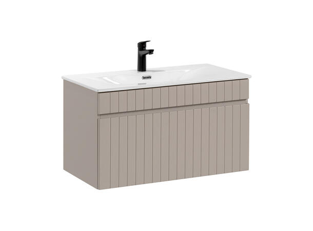Underskap med servant  ICONIC CASHMERE 80x46x45- 1 Skuff