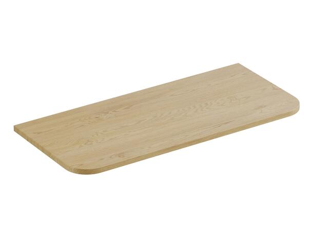 Benkeplate OVALIA CREMONA 100 cm 100x2,2x46 - Eik Cremona