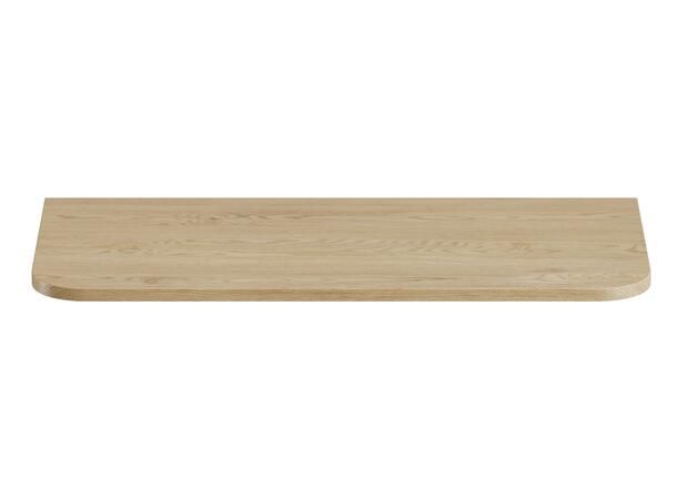 Benkeplate OVALIA CREMONA 100 cm 100x2,2x46 - Eik Cremona