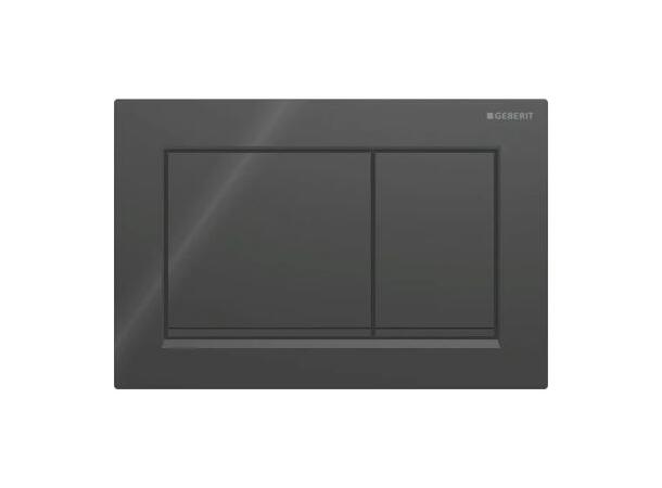 Betjeningsplate Geberit Omega20 Svart matt