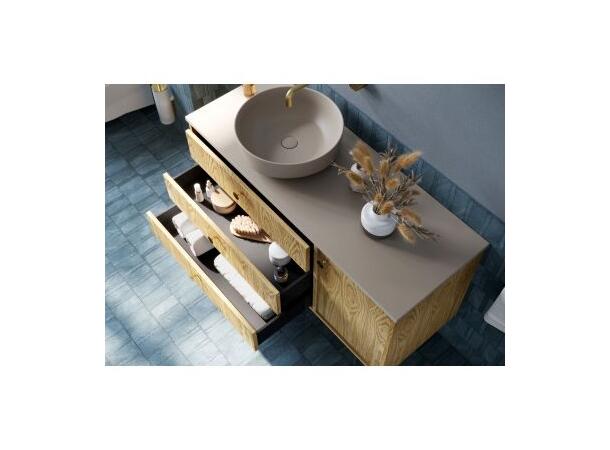 Bunnventil  push-open Fume matt - Porselen